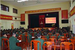 Bộ CHQS tỉnh Bắc Kạn: Tập huấn cấp ủy viên và cán bộ chính trị năm 2023